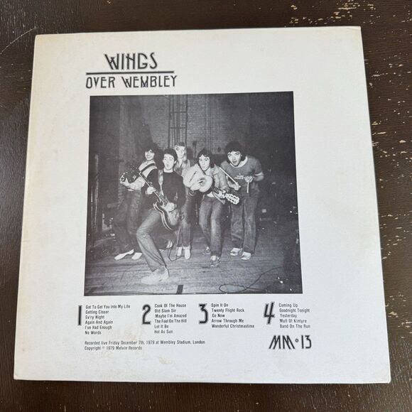 Wings Over Wembley Paul Mcartney NM Vinyl Double Album Live 1979 London Beatles - Picture 1 of 11